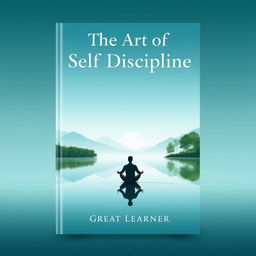 A captivating book cover for 'The Art of Self Discipline' by Great Learner