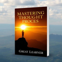 An inspiring book cover for 'Mastering Your Thought Process' by Great Learner