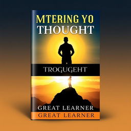 An inspiring book cover for 'Mastering Your Thought Process' by Great Learner