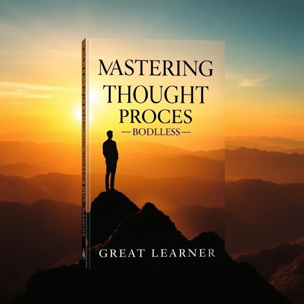 An inspiring book cover for 'Mastering Your Thought Process' by Great Learner