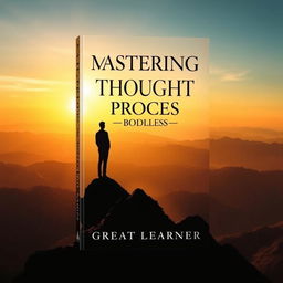 An inspiring book cover for 'Mastering Your Thought Process' by Great Learner