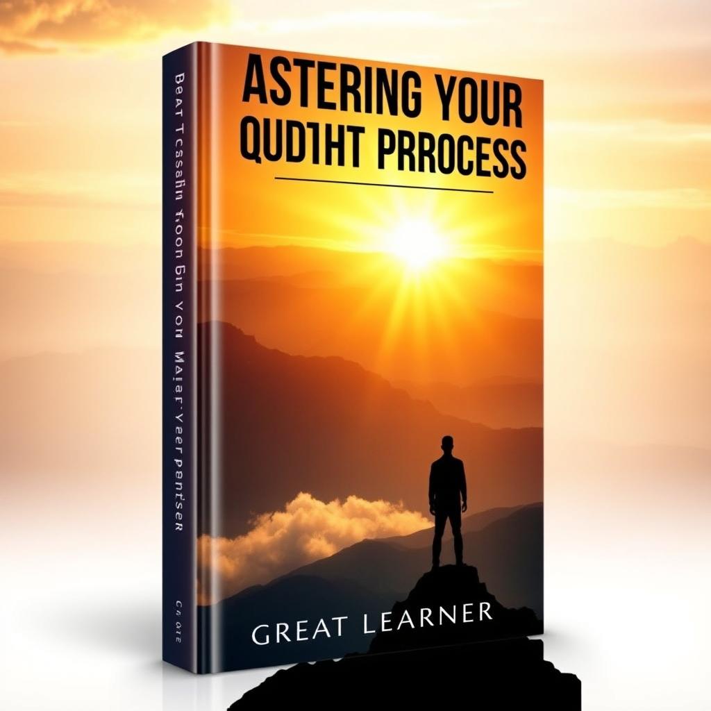 An inspiring book cover for 'Mastering Your Thought Process' by Great Learner