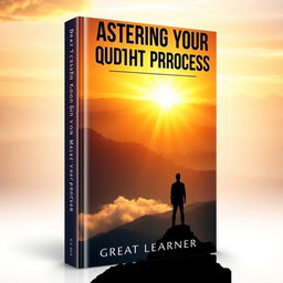 An inspiring book cover for 'Mastering Your Thought Process' by Great Learner