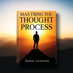 An inspiring book cover for 'Mastering Your Thought Process' by Great Learner