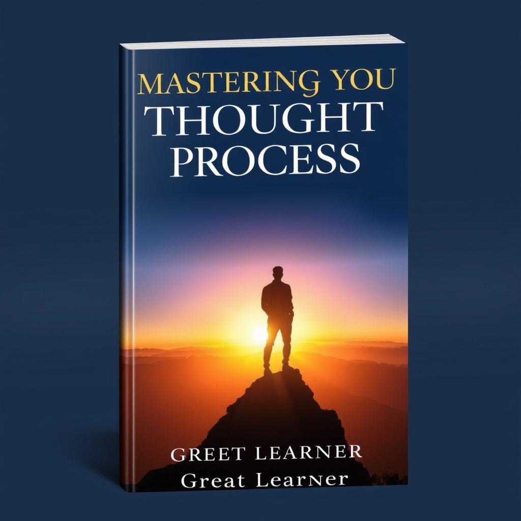 An inspiring book cover for 'Mastering Your Thought Process' by Great Learner