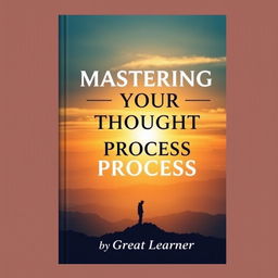 An inspiring book cover for 'Mastering Your Thought Process' by Great Learner