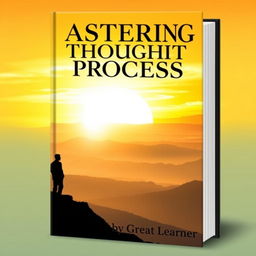 An inspiring book cover for 'Mastering Your Thought Process' by Great Learner