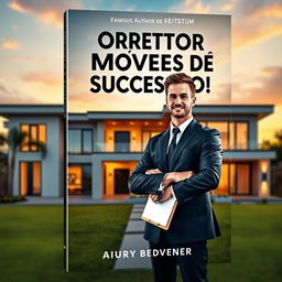 A captivating book cover for "Corretor de Imóveis de Sucesso!" by a famous author