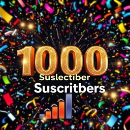 YouTube thumbnail for a video on how to quickly gain 1000 subscribers for your channel