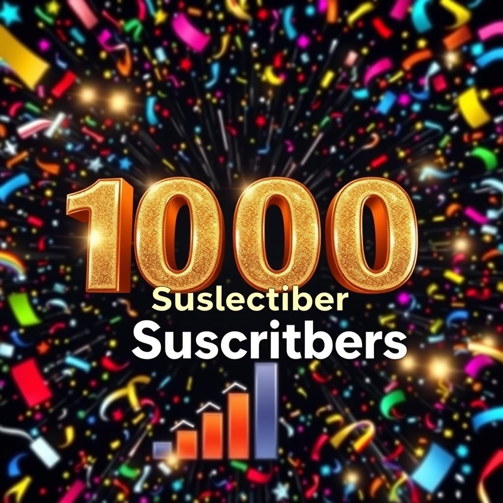 YouTube thumbnail for a video on how to quickly gain 1000 subscribers for your channel