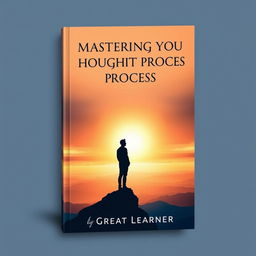 An inspiring book cover for 'Mastering Your Thought Process' by Great Learner