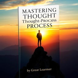 An inspiring book cover for 'Mastering Your Thought Process' by Great Learner