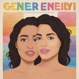 Design a beautiful, easy-to-draw poster focusing on Gender, Sex, and Sexuality. The artwork should promote inclusivity and understanding, with a visually appealing look that invites recreation.