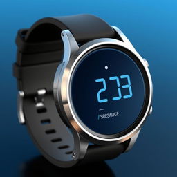 A modern and sleek eblaze watch, featuring a minimalist digital display