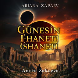 A 1000x1000 pixel book cover for "Güneşin İhaneti" by Amira Zakaeva