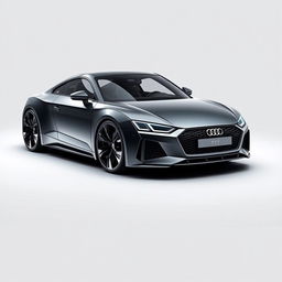 Audi TT 2024, showcasing a modern, stylish, and innovative design with hi-tech and futuristic features, highlighting sleek aerodynamics and cutting-edge technology, capturing the essence of the next generation of Audi TT models