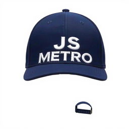 A stylish golf cap featuring the bold inscription 'KJS METRO' on the front