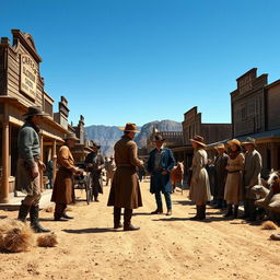 A scene from "The Tale of Altora," a Western film set in 1884