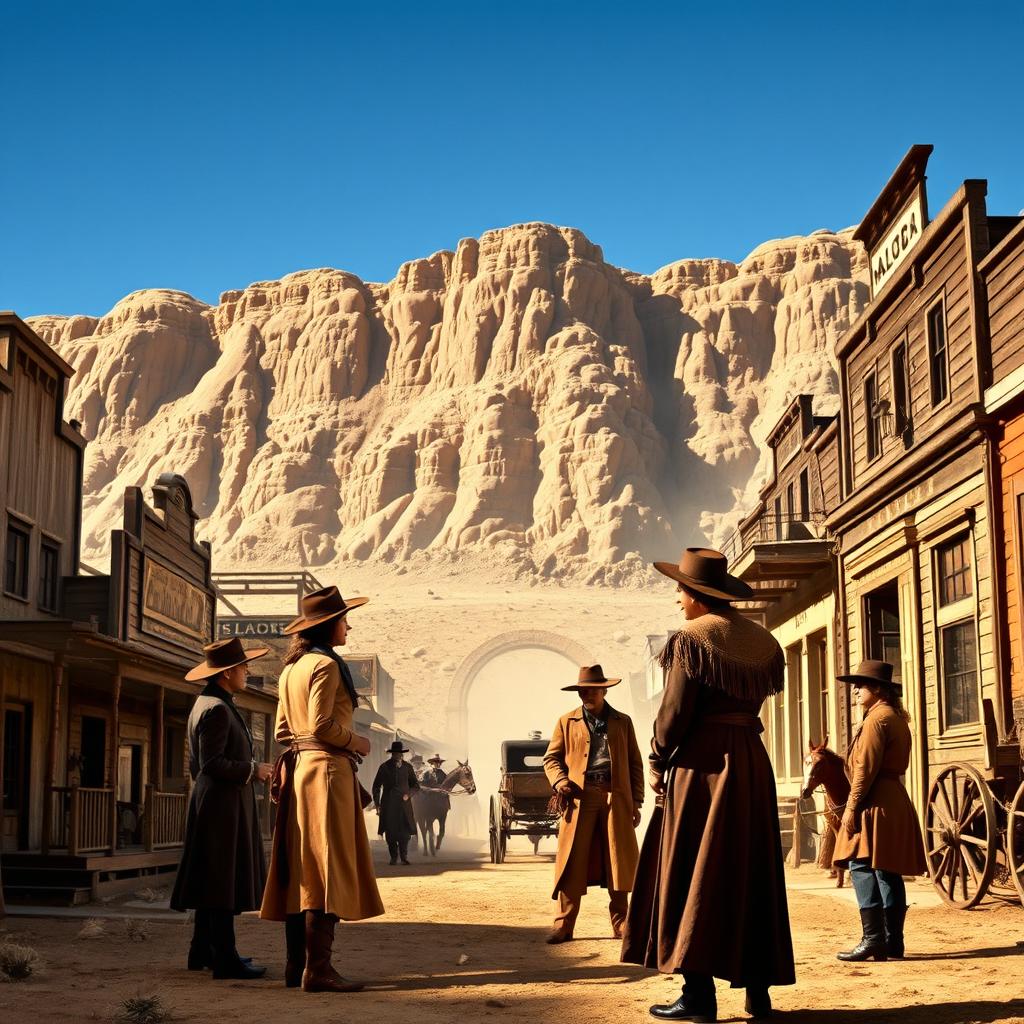 A scene from "The Tale of Altora," a Western film set in 1884