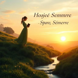 A serene and dreamy representation inspired by the poetry book "Hoje e Para Sempre"