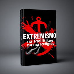 A visually striking book cover for a book titled "EXTREMISMO na Política e na Religião