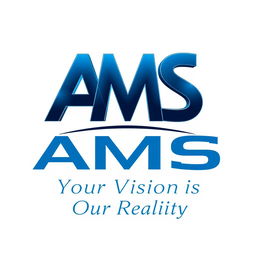 A logo design for a video production company named "AMS"