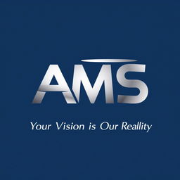 A logo design for a video production company named "AMS"