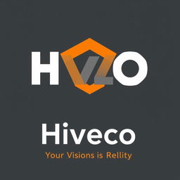 A logo design for a construction company called "Hiveco"