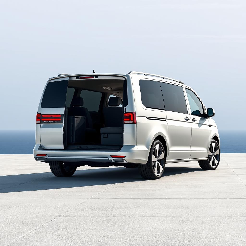 A 2024 Volkswagen Multivan, showcasing its modern design and advanced features