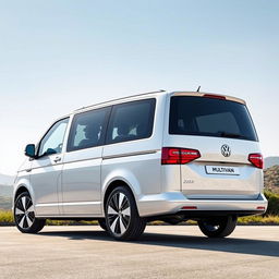 A 2024 Volkswagen Multivan, showcasing its modern design and advanced features