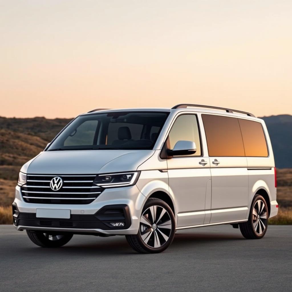 A 2024 Volkswagen Multivan, showcasing its modern design and advanced features