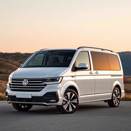 A 2024 Volkswagen Multivan, showcasing its modern design and advanced features