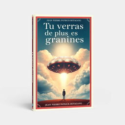 A classic-themed book cover design for 'Tu verras de plus grandes choses' by Jean Pierre Patrick Botagang