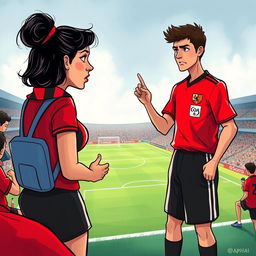 A mother and her son, both ardent Flamengo fans, have a complex relationship challenged by a football match