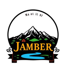 Design a logo for the city of Jember, incorporating symbols of cultural heritage and natural beauty