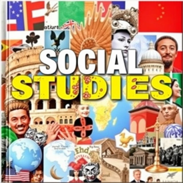 A captivating cover featuring the bold title 'SOCIAL STUDIES' at the top