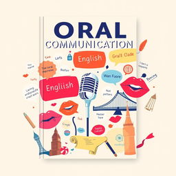 A dynamic cover featuring the title 'ORAL COMMUNICATION' prominently displayed at the top