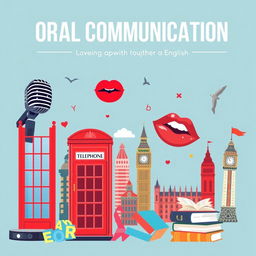 A stylish cover with the title 'ORAL COMMUNICATION' prominently displayed at the top