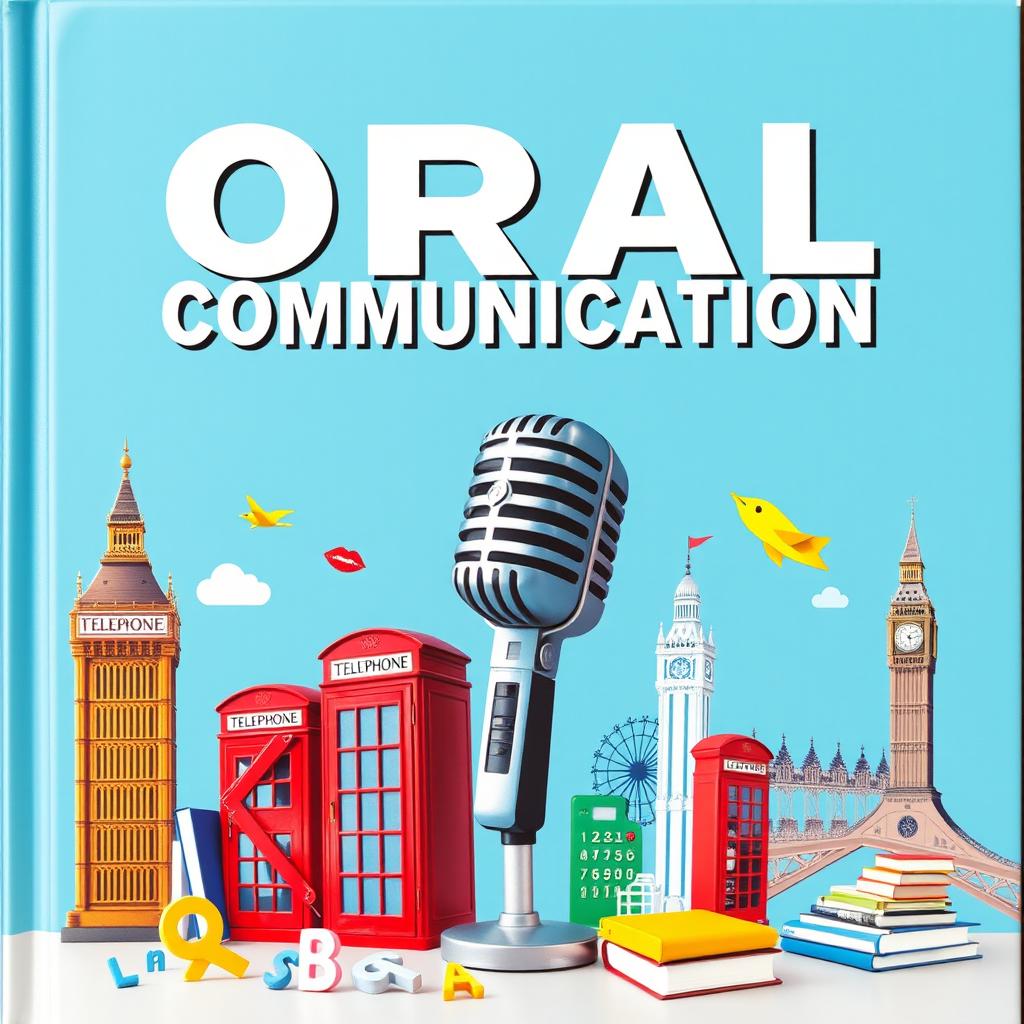 A stylish cover with the title 'ORAL COMMUNICATION' prominently displayed at the top