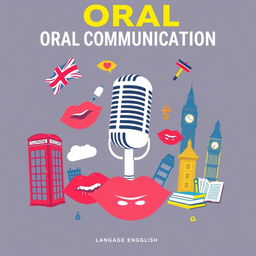 A stylish cover with the title 'ORAL COMMUNICATION' prominently displayed at the top