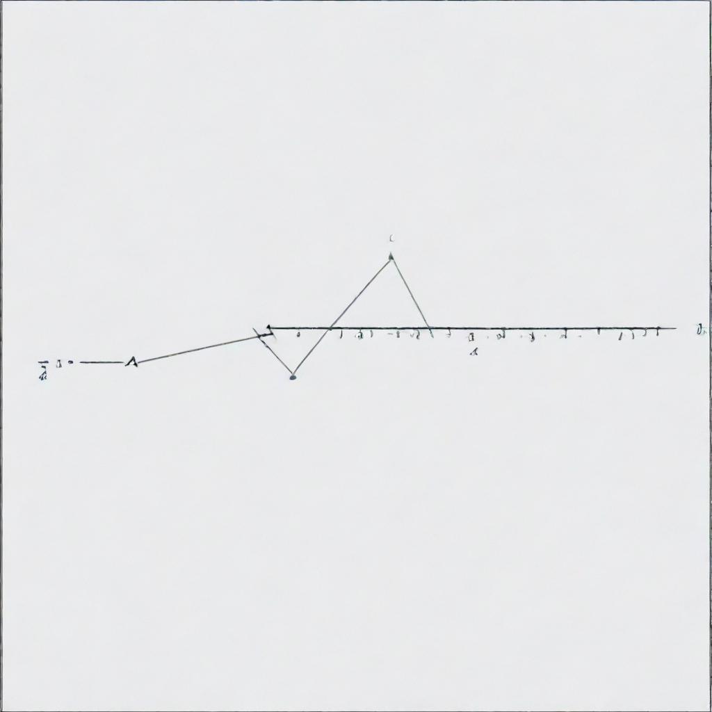 Create a geometric drawing with triangle ABC, where angle ∠BAC is bisected by line AD intersecting side BC at D. Next, extend side AB and draw a line parallel to AC from point B intersecting AD at point E.