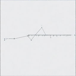 Create a geometric drawing with triangle ABC, where angle ∠BAC is bisected by line AD intersecting side BC at D. Next, extend side AB and draw a line parallel to AC from point B intersecting AD at point E.