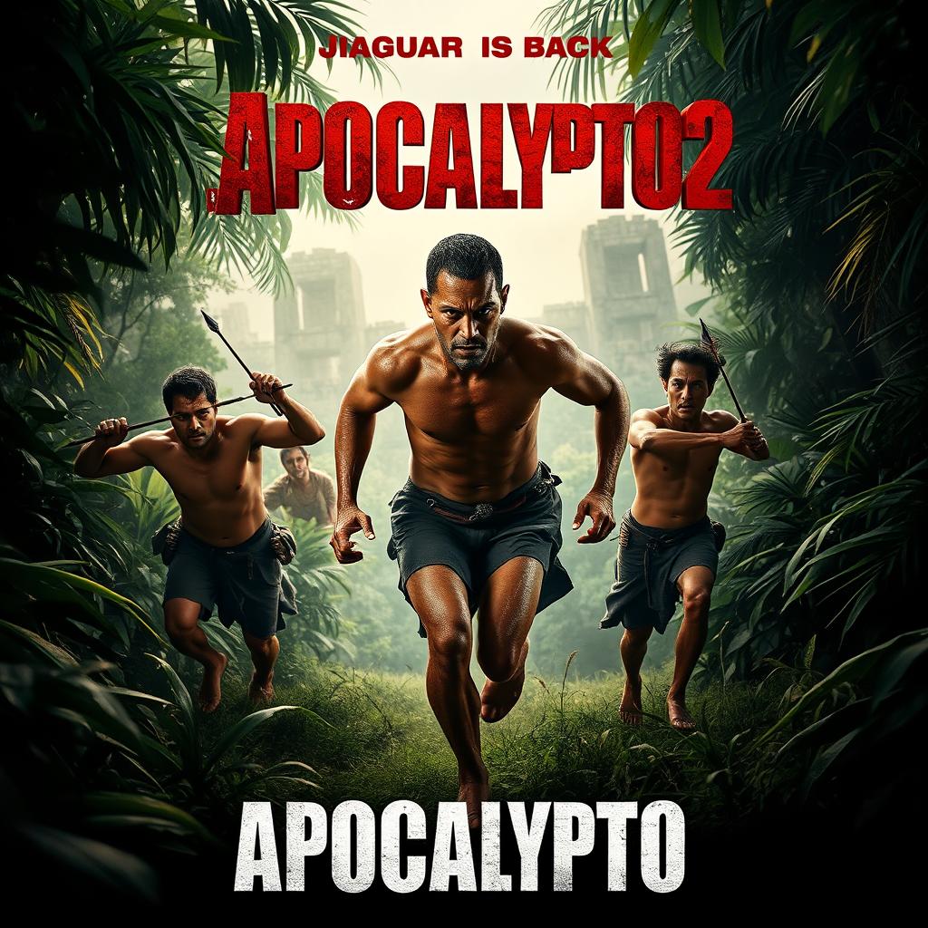 A dramatic movie poster for "Apocalypto 2"