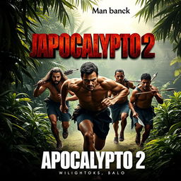 A dramatic movie poster for "Apocalypto 2"