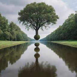 Imagine a world without gravity: objects floating in air, disoriented trees growing in all directions, rivers flowing upward, and individuals drifting aimlessly.