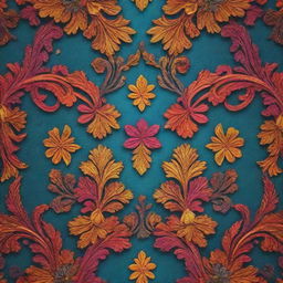 Craft a beautiful, intricate and striking background image, filled with impressive details and vibrant colors.