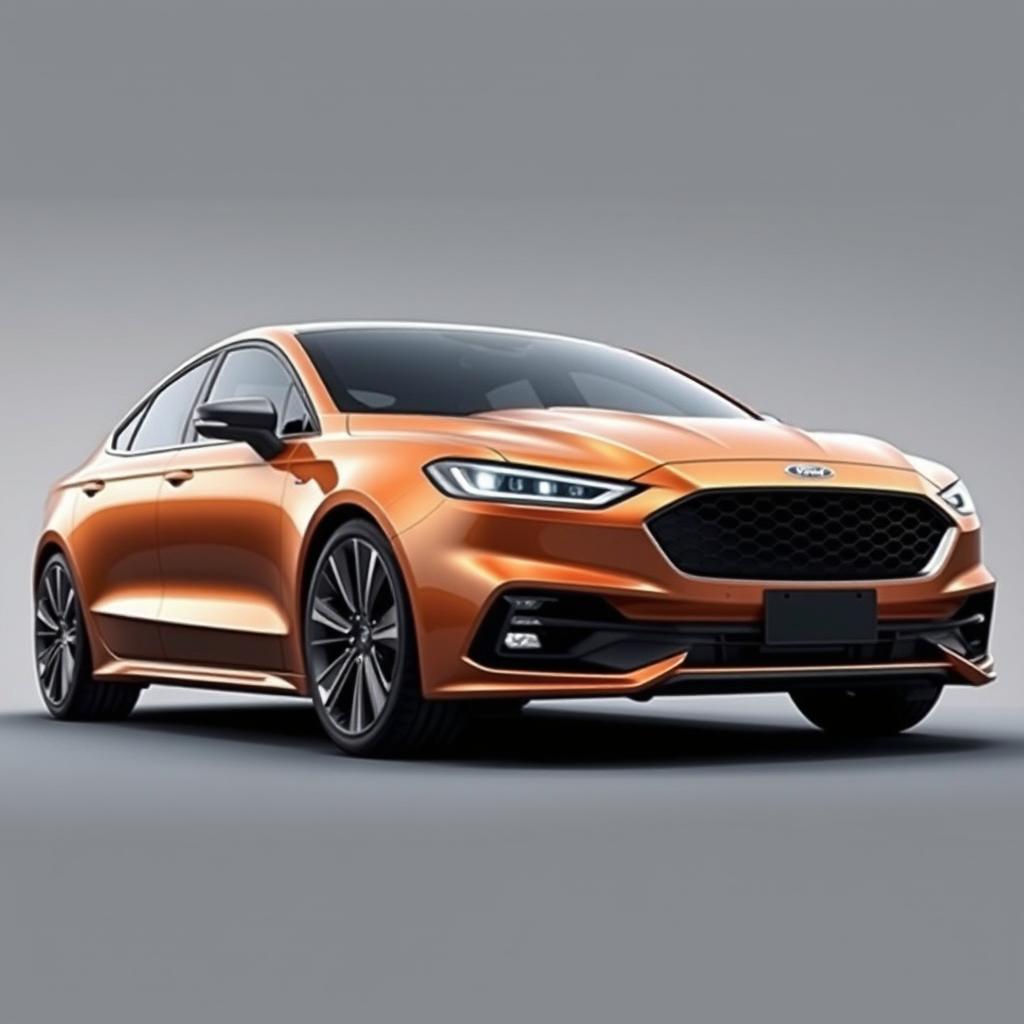 A 2025 Ford Falcon, inspired by the design elements of the 2015 Ford Falcon