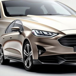 A 2025 Ford Falcon, inspired by the design elements of the 2015 Ford Falcon