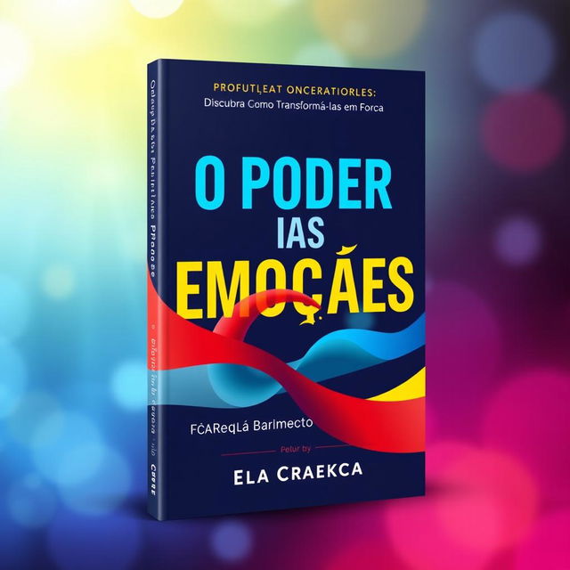 A captivating book cover featuring the title "O Poder das Emoções: Descubra Como Transformá-las em Força"