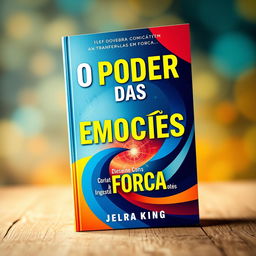 A captivating book cover featuring the title "O Poder das Emoções: Descubra Como Transformá-las em Força"